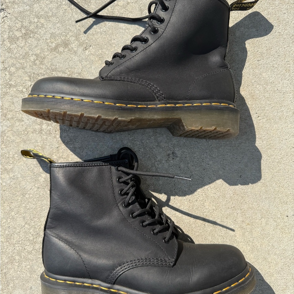 Dr. Martens Black Lace-Up Boots